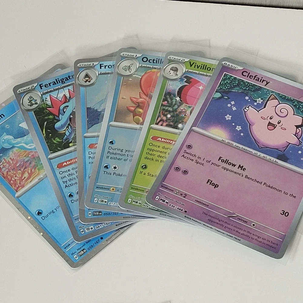 Pokemon Card Lot 40ct Mixed Holo Reverse Holo Double Rare ex Promo TCG Bundle